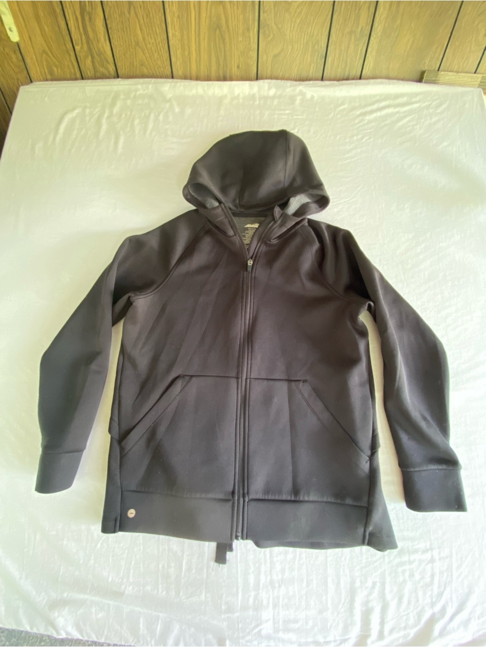 Ladies Black AVIA 12/14 Large Full Zip Front Sweatshirt Jacket